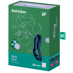 Satisfyer Cockring vibrant Satisfyer Epic Duo Navy